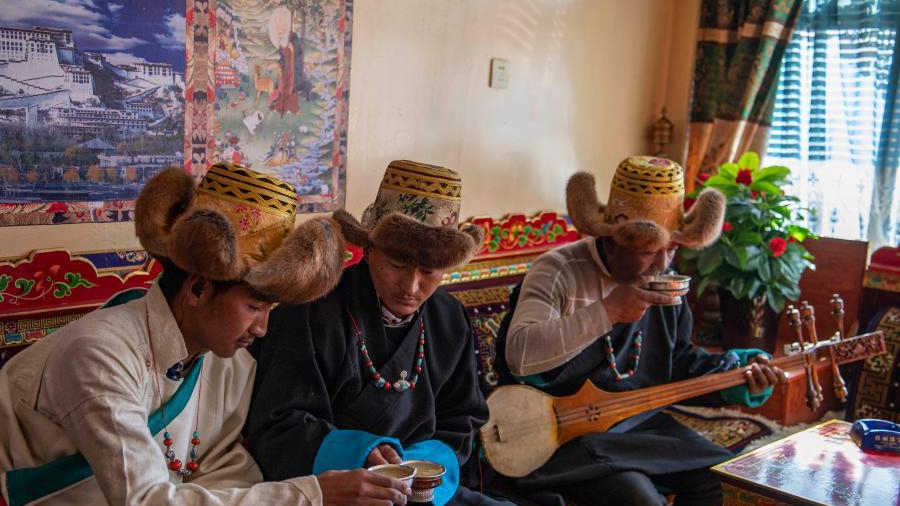 西藏日喀則:安置點里過新年